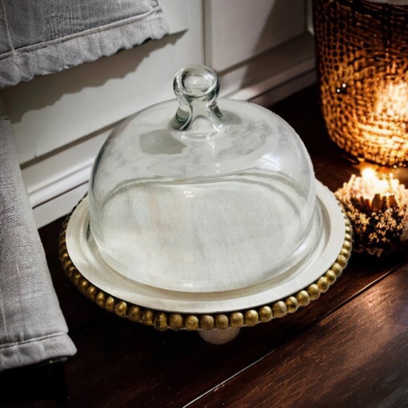 Small dessert plate with dome - Picture 5 of 14